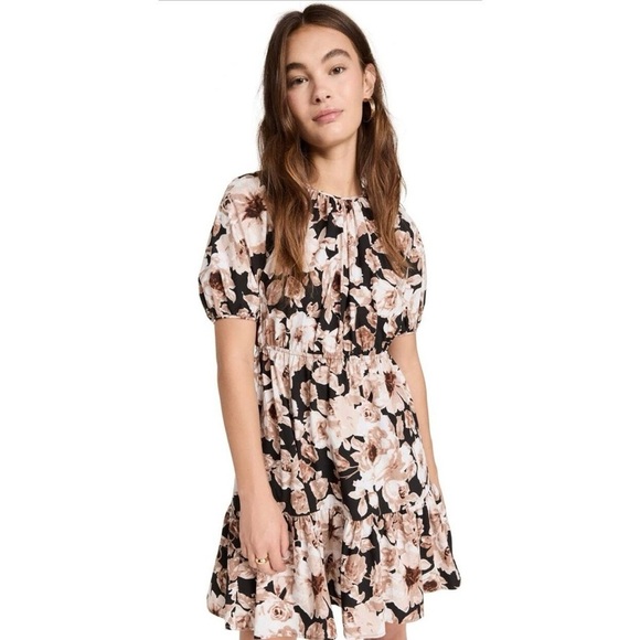 Rails Dresses & Skirts - Rails Floral Puff Sleeve Dress